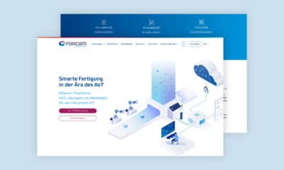 Grafik zum Website Relaunch von FORCAM