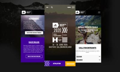 Grafik von adidas INFINITE TRAILS Website Relaunch